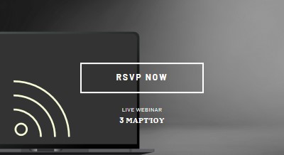 Αστέρι webinar black modern-simple