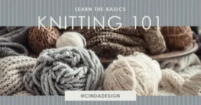 Knitty gritty gray modern-simple