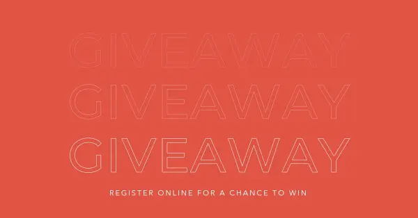 Red Giveaway Online Instagram Post Template