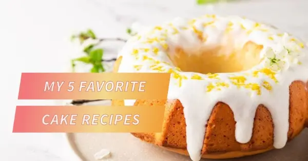 Favorite cakes yellow modern-simple