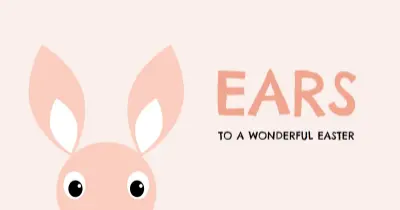 Ear-resistible Easter pink whimsical-color-block