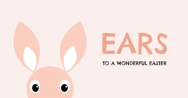 Ear-resistible Easter pink whimsical-color-block