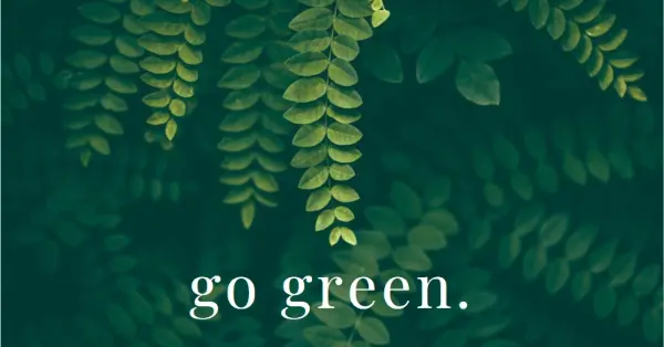 Into the goods green modern-simple