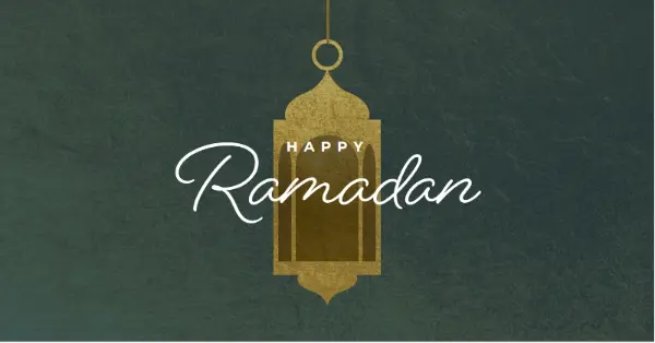 Welcome Ramadan green modern-simple