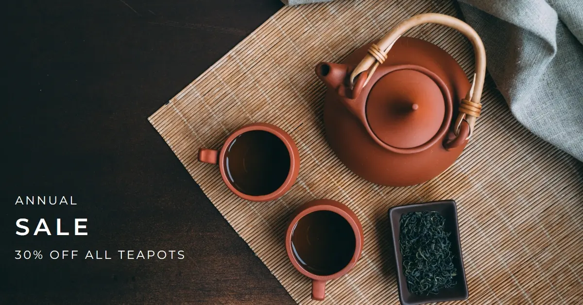 Tea ceremony brown modern-simple
