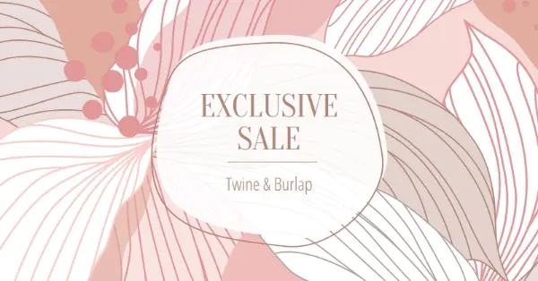 Exclusive access pink whimsical-line