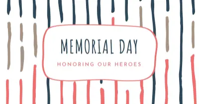 Honoring our heroes white whimsical-line