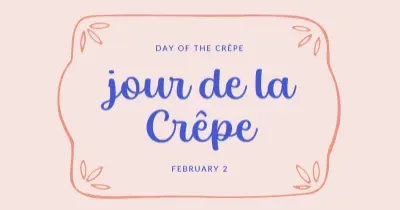 Crepes la vie pink whimsical-line