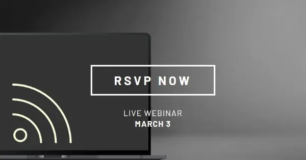 Webinar star black modern-simple