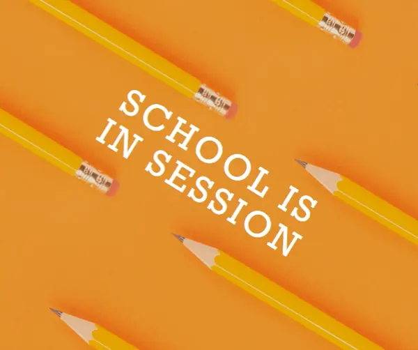 Pencil it in orange modern-simple