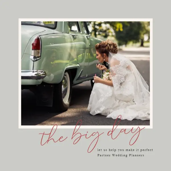 The big day gray modern-simple