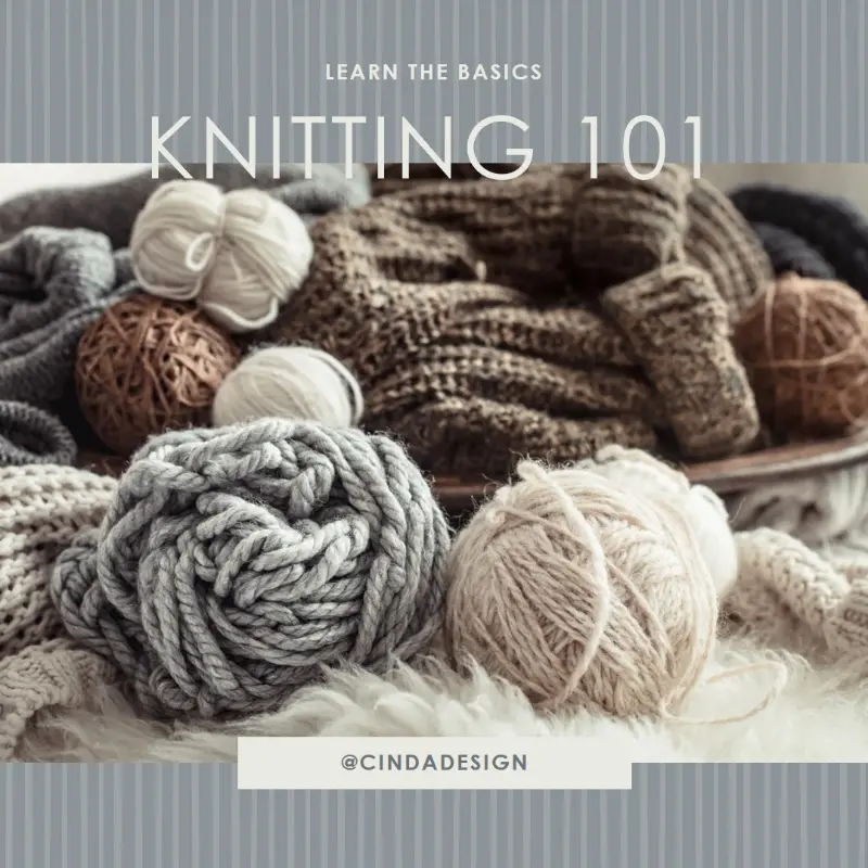 Knitty gritty gray modern-simple