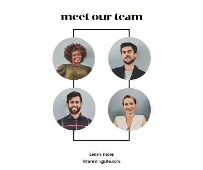 Team connections white modern-simple