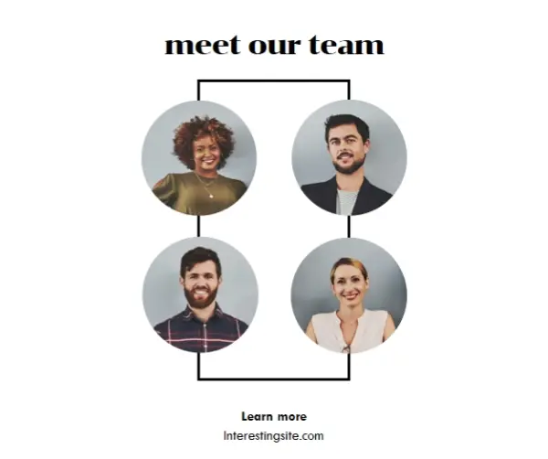 Team connections white modern-simple