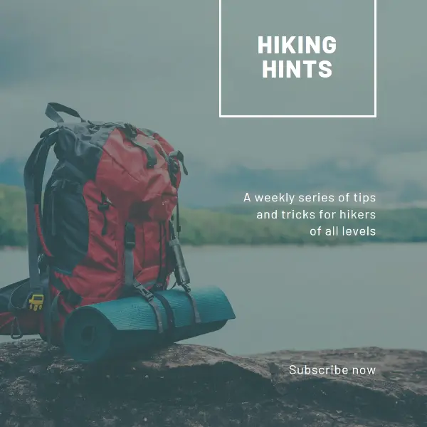 Take a hike blue modern-simple
