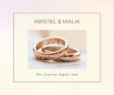 Rings of love pink modern-simple