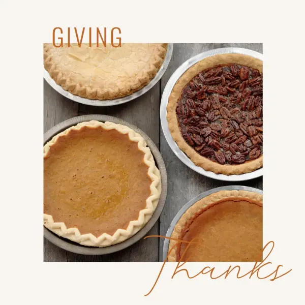 Hap-pie Thanksgiving white modern-simple