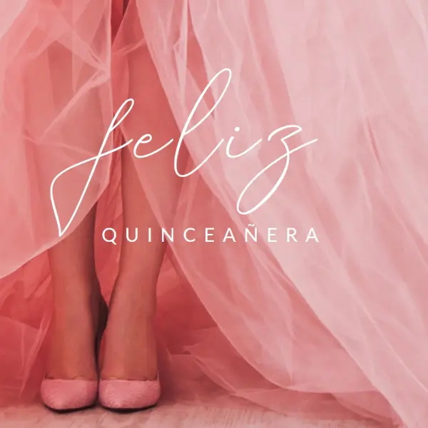 Quinceanera colores pink modern-simple