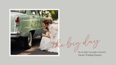 The big day gray modern-simple