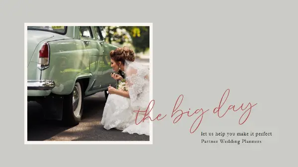 The big day gray modern-simple