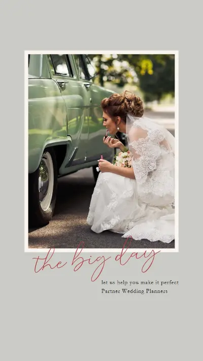 The big day gray modern-simple