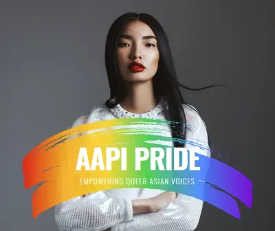 AAPI Pride gray modern-bold