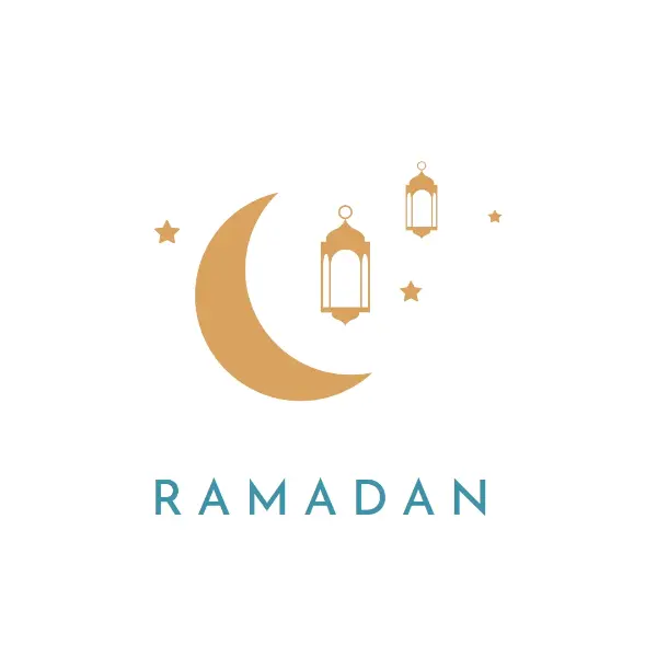 Ramadan lanterns white modern-simple