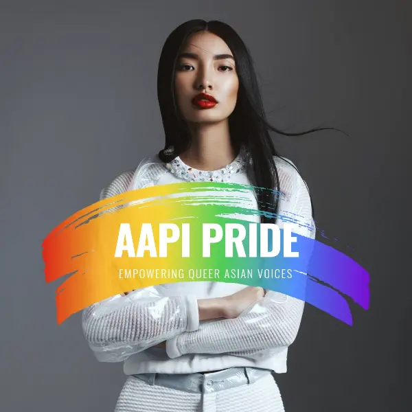 AAPI Pride gray modern-bold