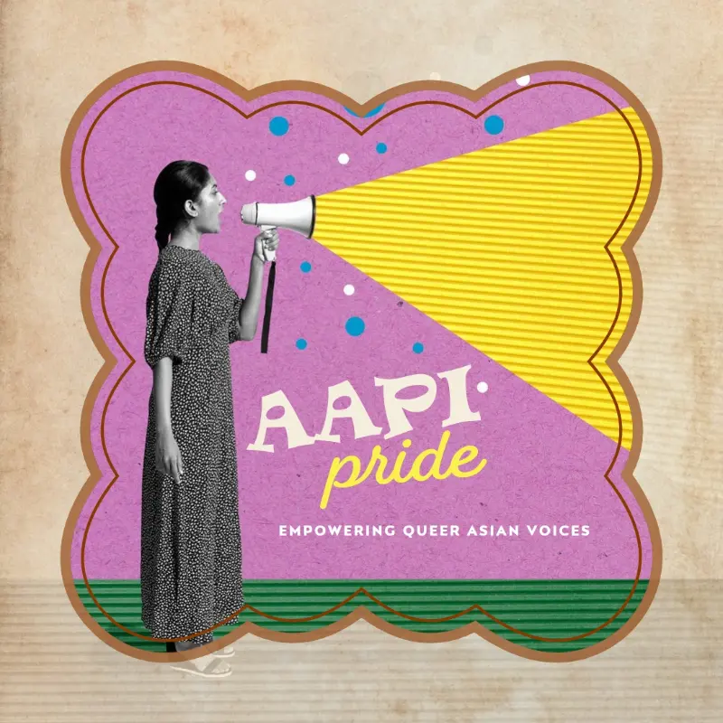Empowering queer Asian voices brown vintage-retro