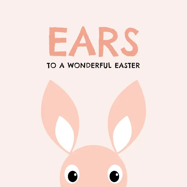 Ear-resistible Easter pink whimsical-color-block