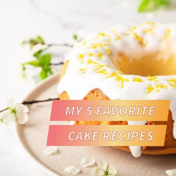 Favorite cakes yellow modern-simple