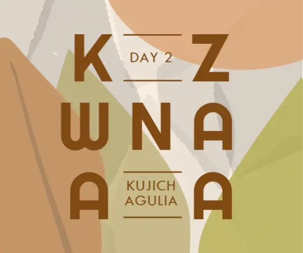 Kujichagulia for Kwanzaa brown organic-simple