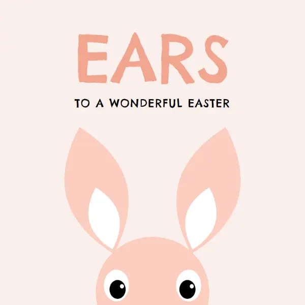 Ear-resistible Easter pink whimsical-color-block