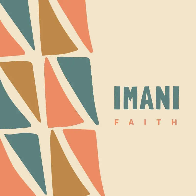 Celebrating Imani orange whimsical-color-block