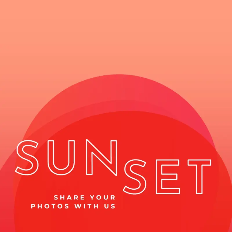 Sundown share sesh red modern-simple