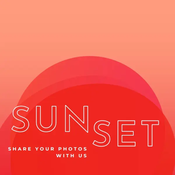 Sundown share sesh red modern-simple