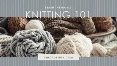 Knitty gritty gray modern-simple