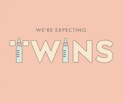 Twin it to win it pink modern-simple