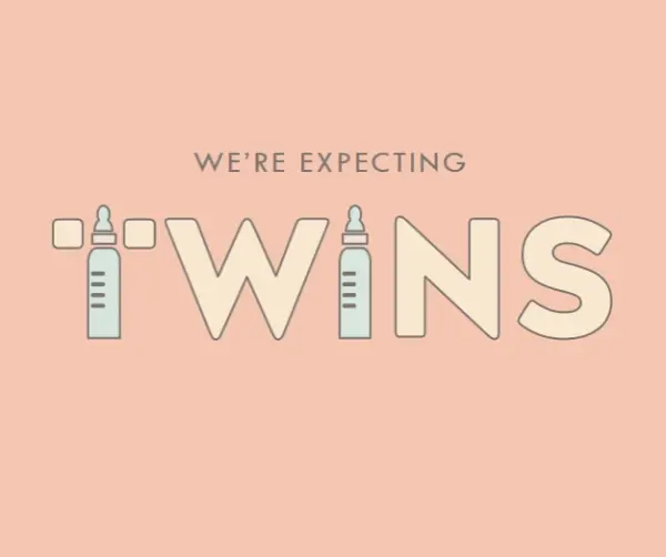 Twin it to win it pink modern-simple