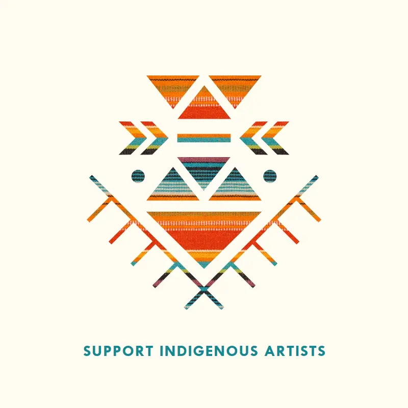 Support Indigenous artists white modern-geometric-&-linear