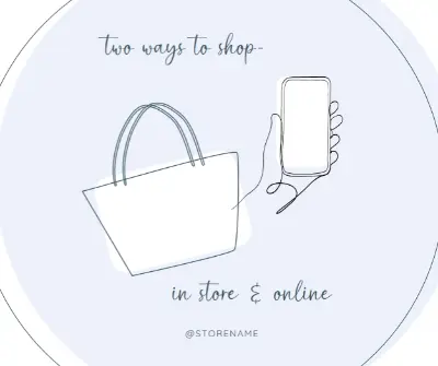 In the bag white whimsical-line