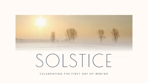 Salute the solstice white modern-simple