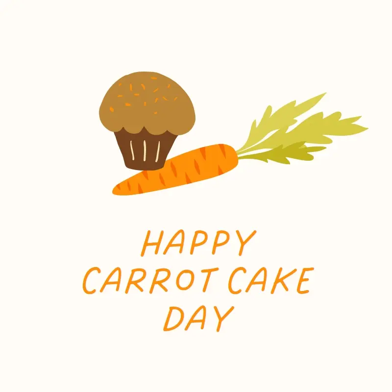 A piece of carrot cake white whimsical-color-block