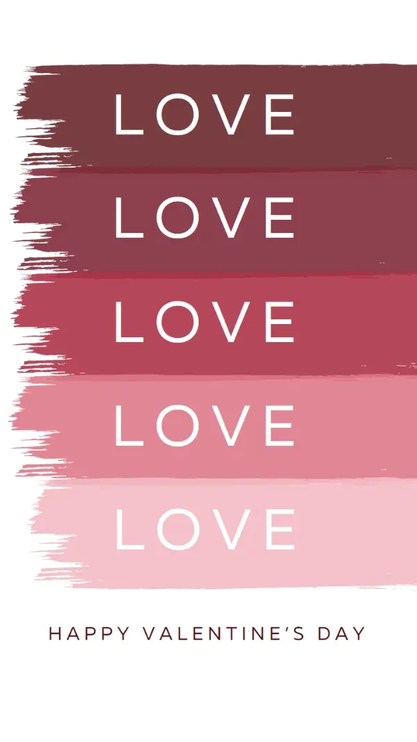 Spread the love pink modern-bold