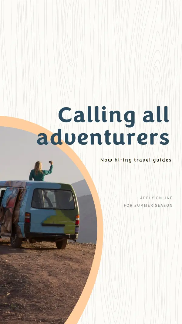 Travel guides wanted white organic-simple
