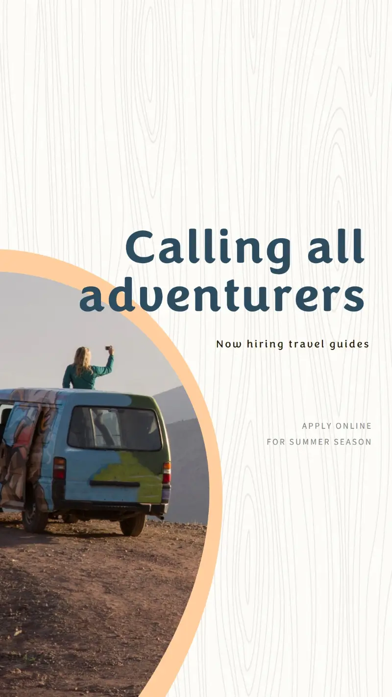 Travel guides wanted white organic-simple