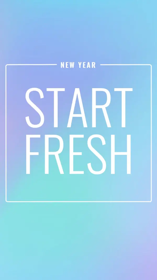 Fresh start blue modern-bold