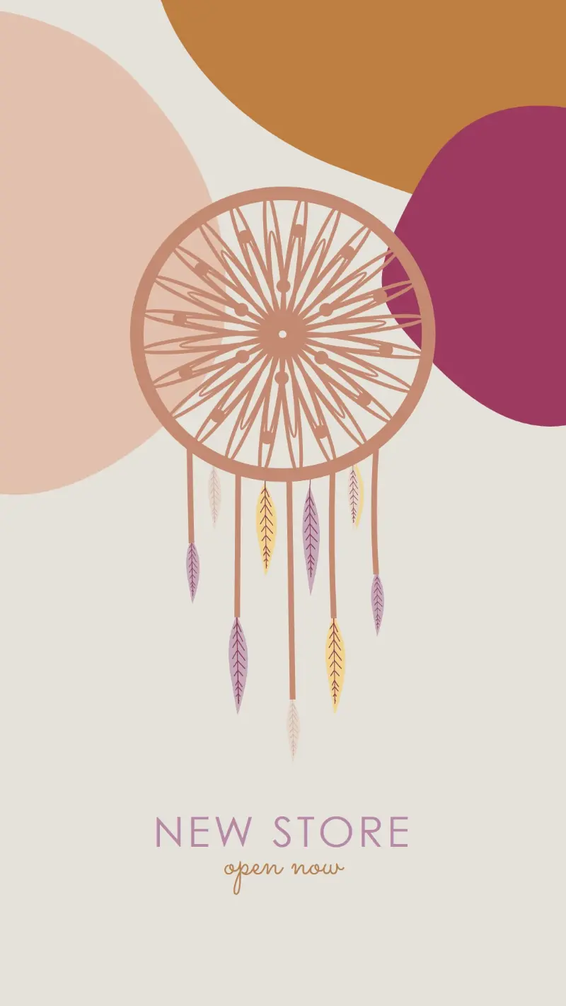 Boho dreamcatcher gray organic-boho