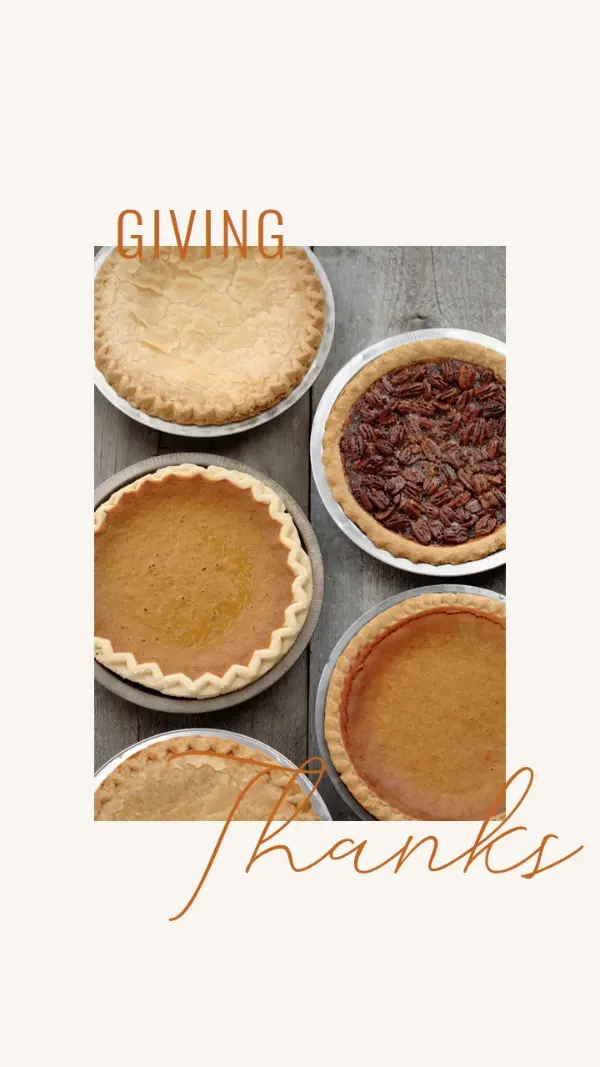 Hap-pie Thanksgiving white modern-simple