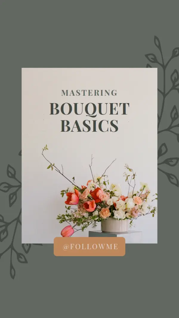 Bouquet basics green vintage-botanical